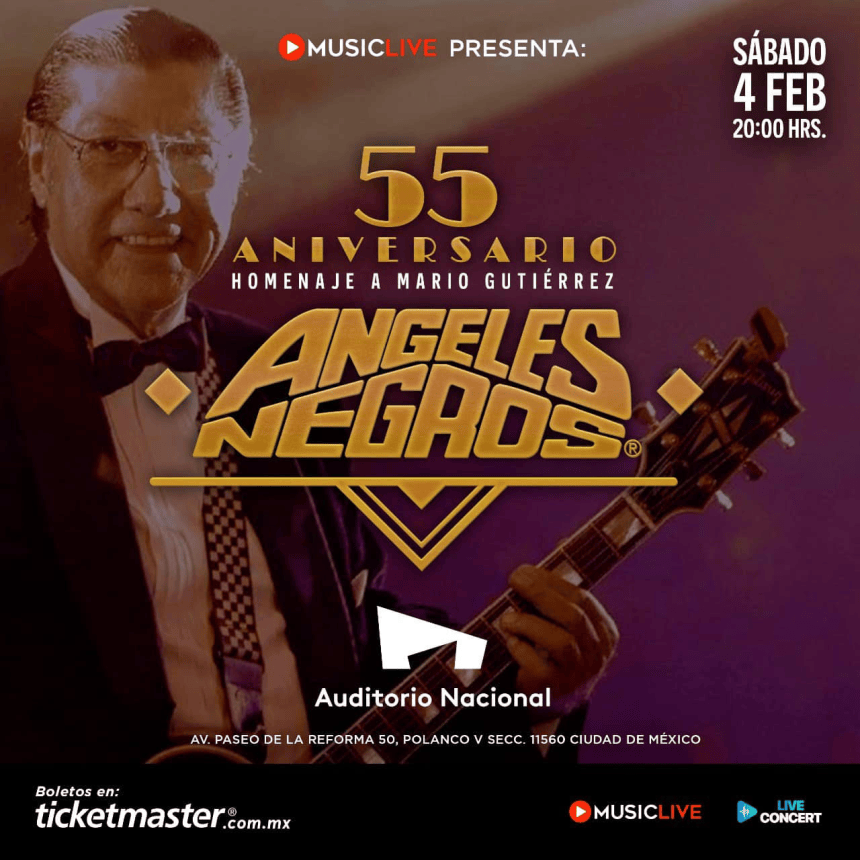 LOS ANGELES NEGROS LLEGAN AL AUDITORIO NACIONAL CON GRANDES INVITADOS ...