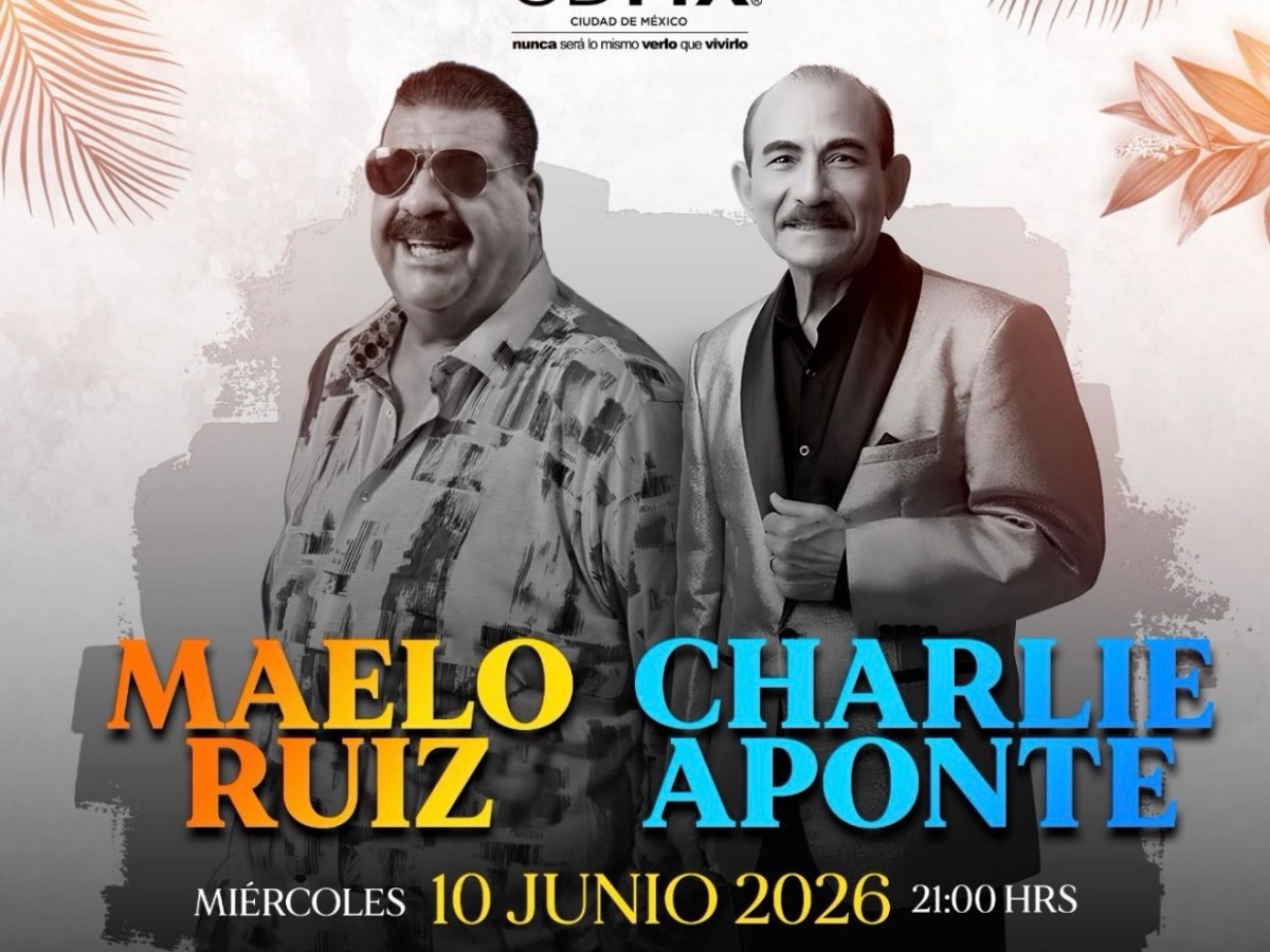 Maelo Ruiz y Charly Aponte unirán generaciones de la salsa en la Arena&nbsp;CDMX