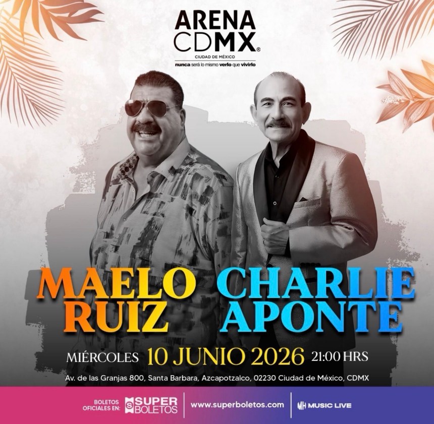 Maelo Ruiz y Charly Aponte unirán generaciones de la salsa en la Arena&nbsp;CDMX