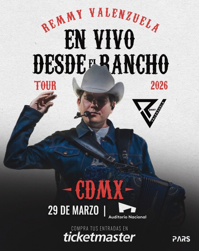 REMMY VALENZUELA LLEVA “EN VIVO DESDE EL RANCHO TOUR” AL AUDITORIO NACIONAL ESTE 29 DE&nbsp;MARZO