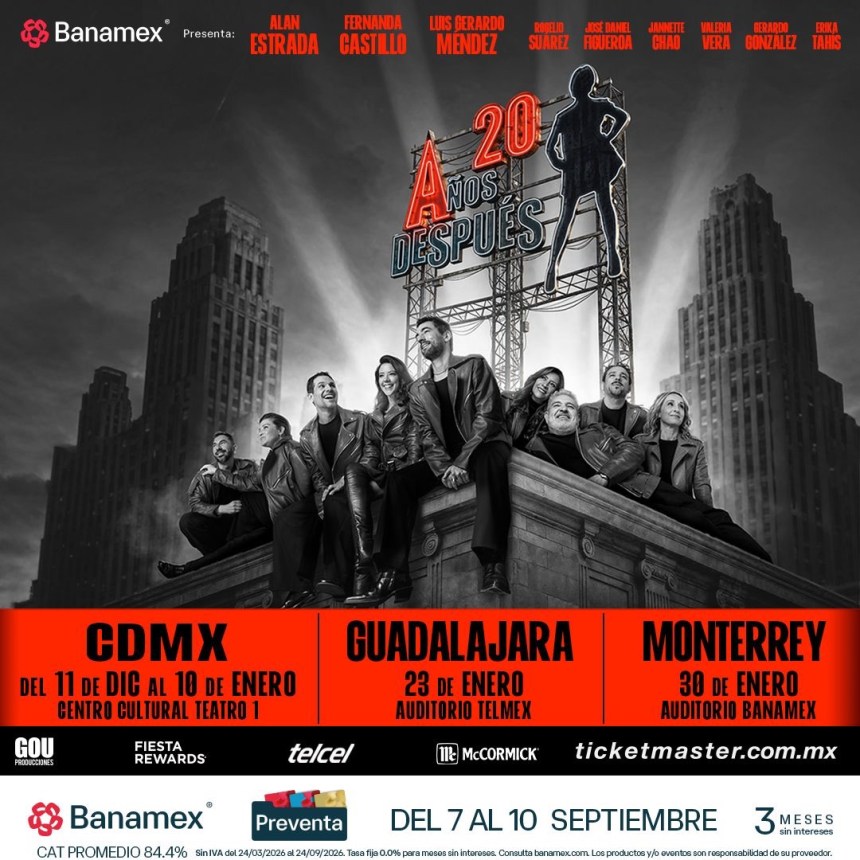 “HOY NO ME PUEDO LEVANTAR, 20 AÑOS DESPUÉS” ABRE NUEVAS&nbsp;FECHAS