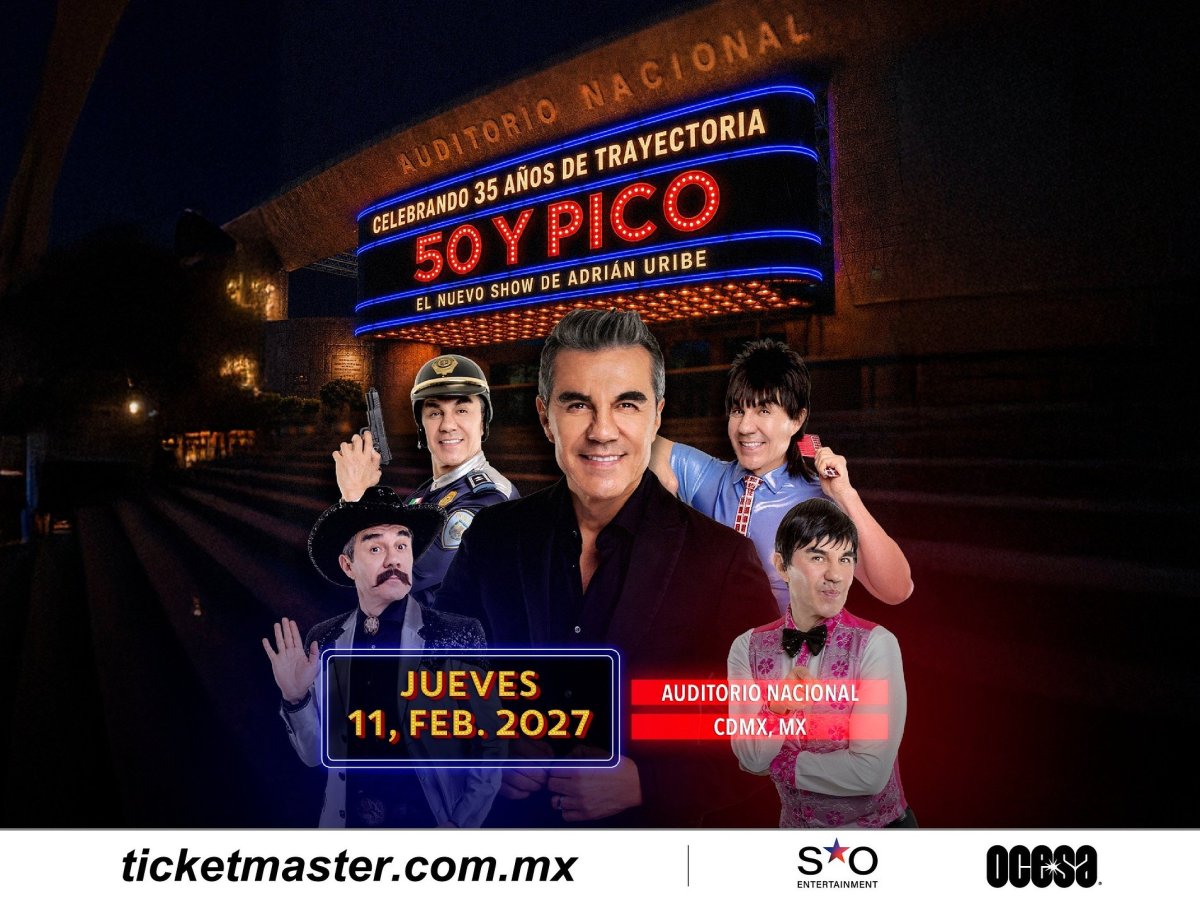 Adrián Uribe llegará por primera vez al Auditorio Nacional para celebrar sus 35 años de&nbsp;carrera