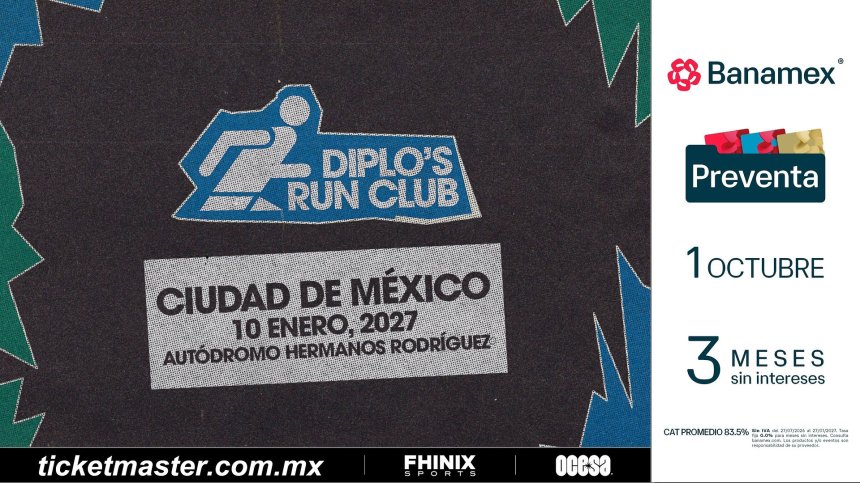 DIPLO’S RUN CLUB HARÁ SU DEBUT INTERNACIONAL EN LA CIUDAD DE&nbsp;MÉXICO