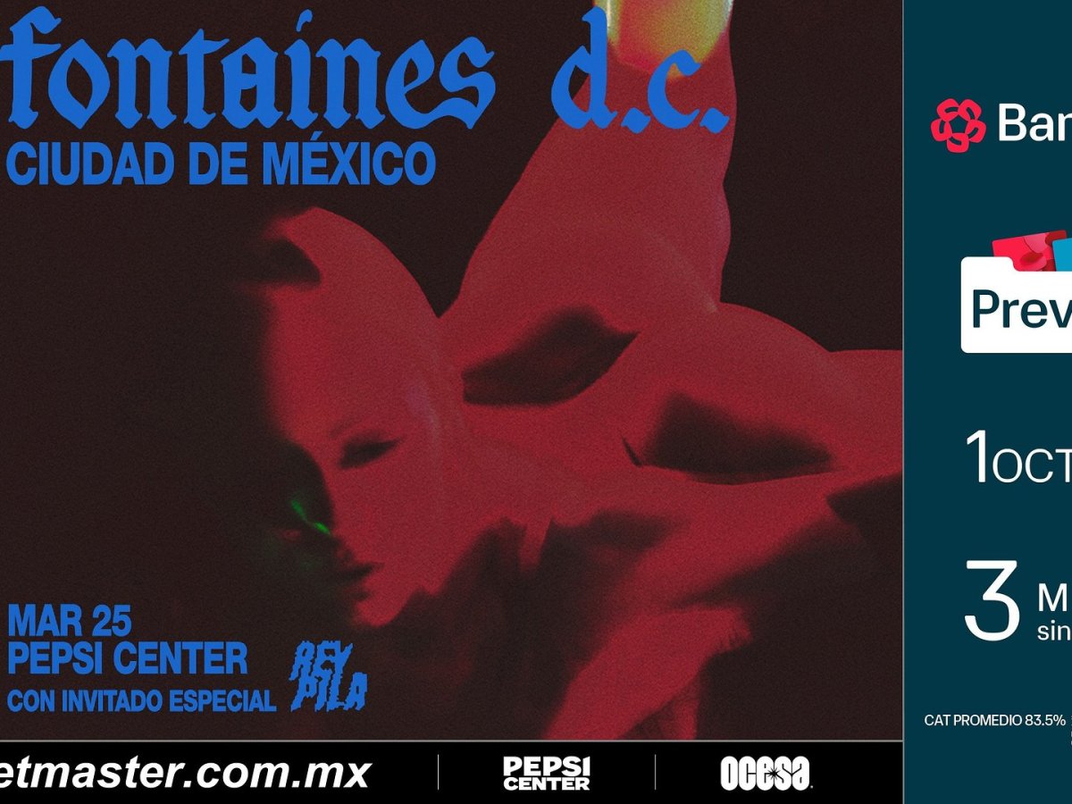 FONTAINES D.C PONE FIN A LA ESPERA: EL FENÓMENO IRLÁNDES LLEGA AL PEPSI CENTER CON DOPAMINE&nbsp;CHAMBER