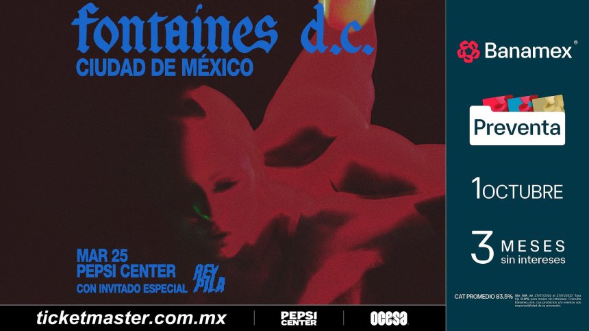 FONTAINES D.C PONE FIN A LA ESPERA: EL FENÓMENO IRLÁNDES LLEGA AL PEPSI CENTER CON DOPAMINE&nbsp;CHAMBER