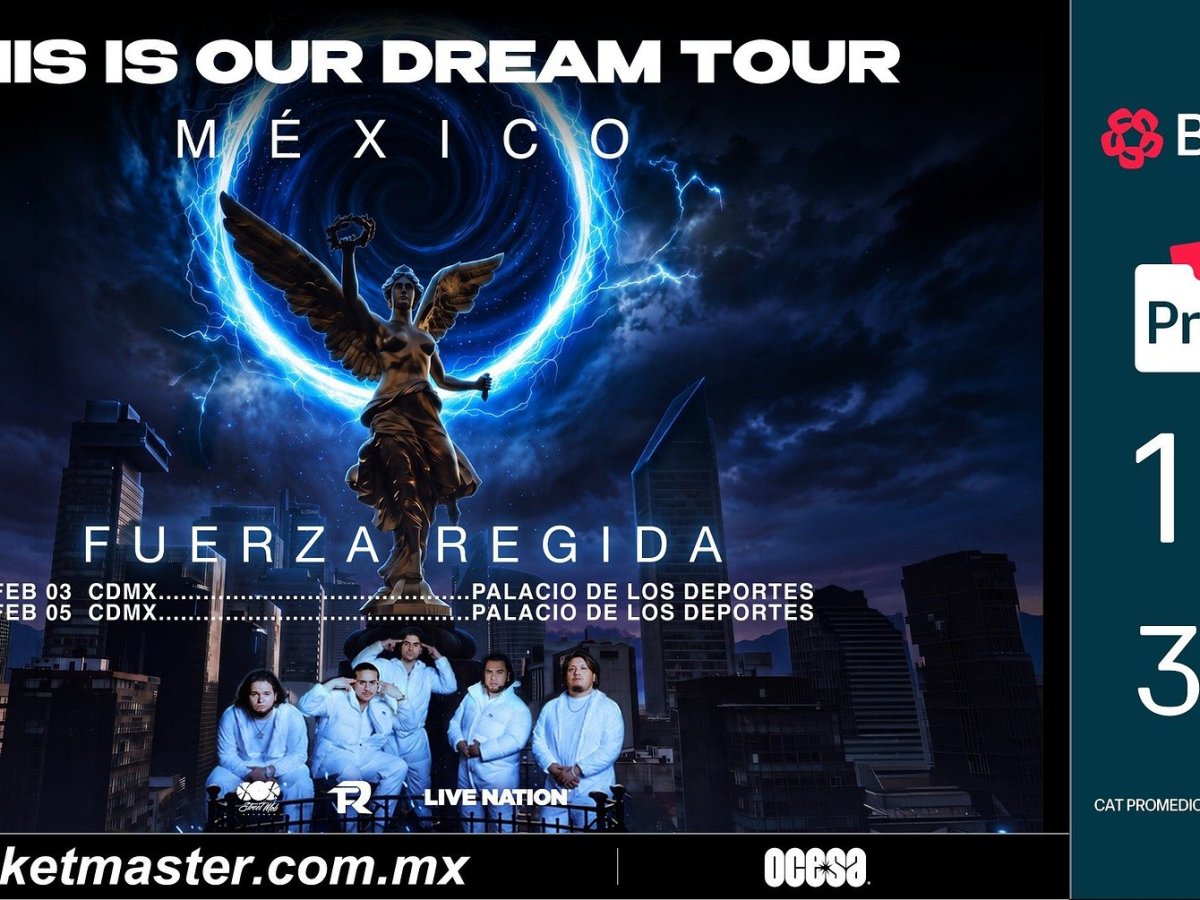 Ciudad de México vivirá la Fuerza Regida como parte de This is Our Dream&nbsp;Tour