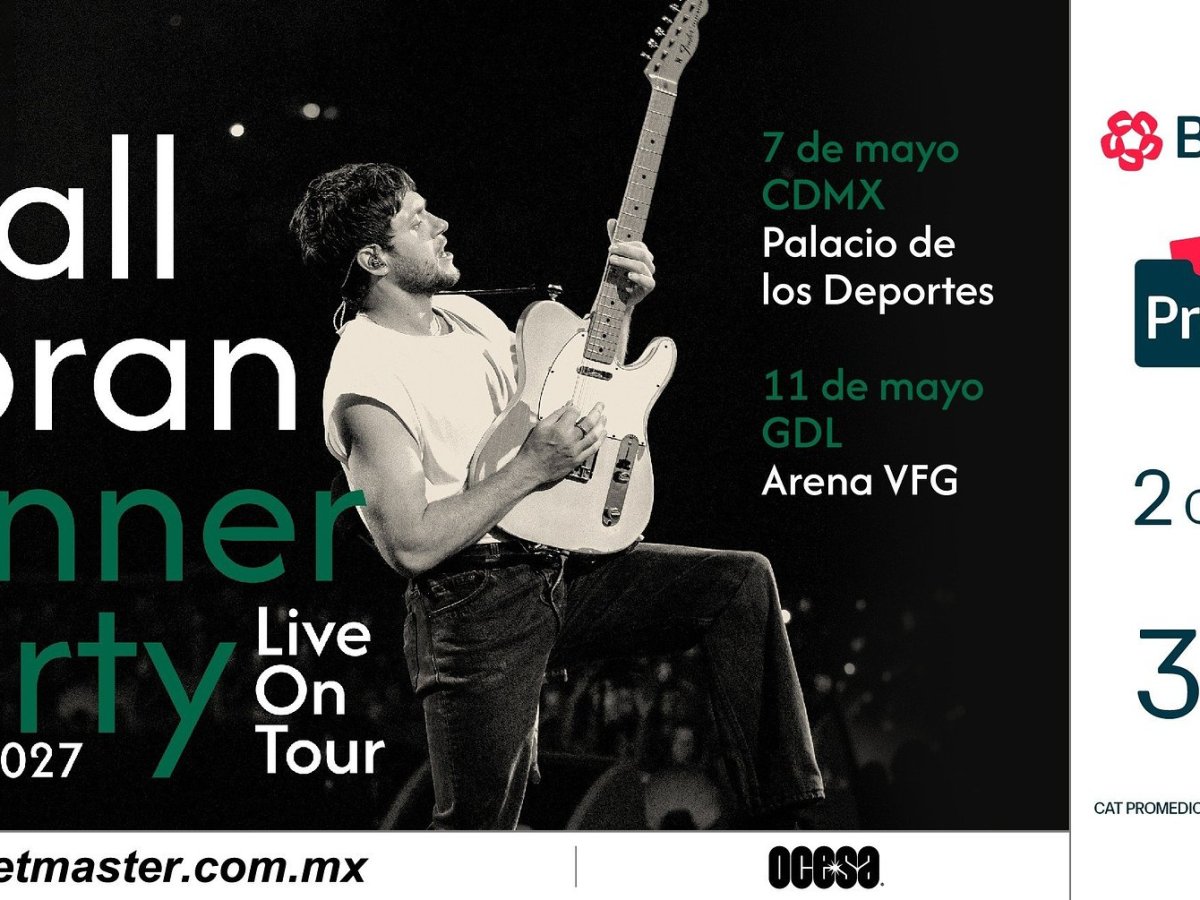 Niall Horan regresa a México para el Dinner Party Live On&nbsp;Tour