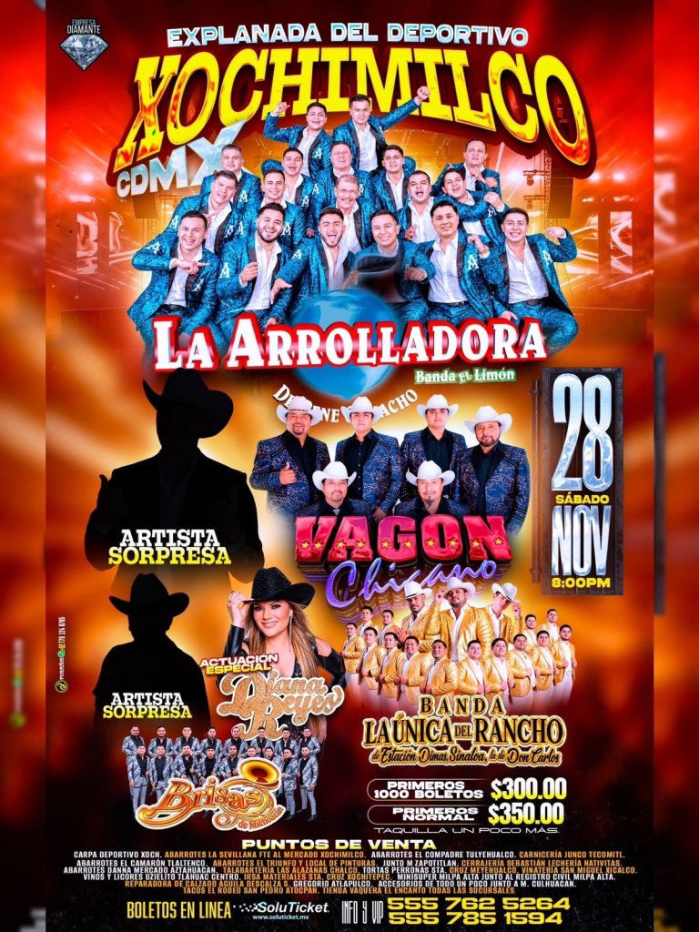 Regresa la Arrolladora a&nbsp;Xochimilco
