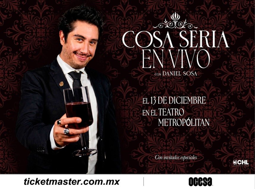 Las cosas se ponen serias (o no tanto) con Daniel Sosa en la&nbsp;CDMX